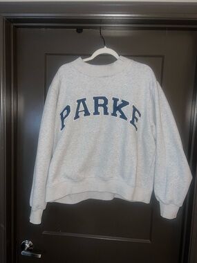 PARKE Light Gray Mockneck